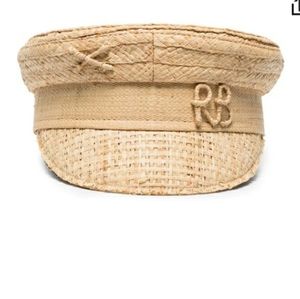NWT Ruslan Baginskiy 100% Straw Hat SZ Large